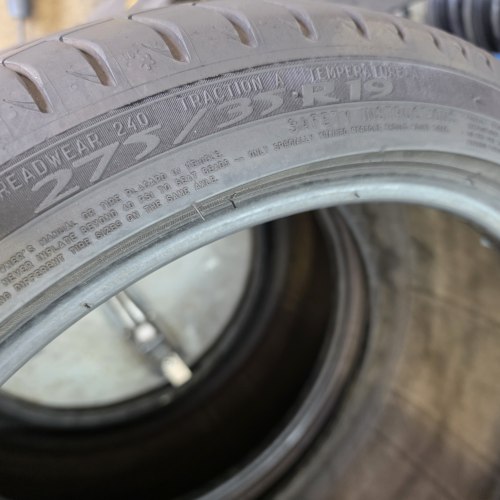 Пара шин 275 35 r19 Michelin Primacy 3 MOE rsc 20-21г. 5.8mm 90%остаток