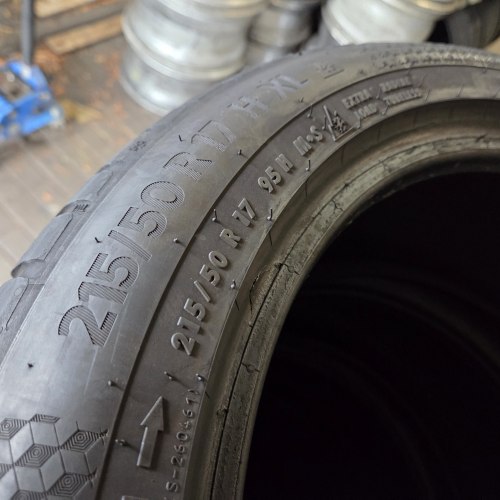 Пара шин 215 50 r17 Continental Winter Contact TS 870p 21г. Остаток 4.8мм