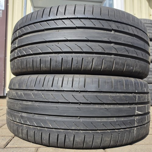 Пара шин 245 45 r19 Continental ContiSportContact 5 suv 98w 20g Остаток 6.5мм 95%остаток