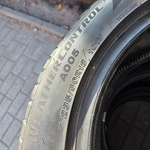 235 50 R18 Bridgestone Weather control A005 20г остаток 99.9%