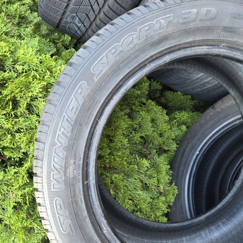 Комплект шин 235 55 R18 Dunlop Sp Winter Sport 3D AO 21г. остаток 95% 7.9- 7.6мм