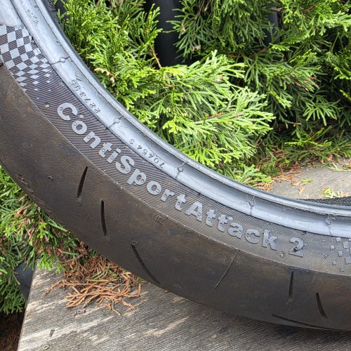 120 70 17 Continental ContiSportAttack 2 1221g. Как нов. 99%