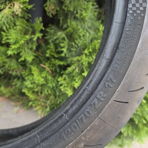 120 70 17 Continental ContiSportAttack 2 1221g. Как нов. 99%