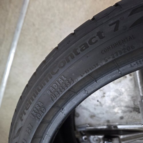 Пара шин 225 40 R18 Continental PremiumContact 7 EV 4224г. Остаток 6.3мм