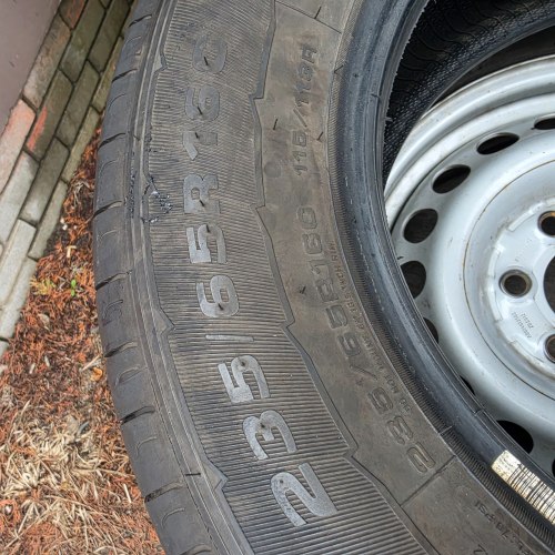 Пара шин 235 65 r16c Goodyear Marathon cargo 22-23g113/115R 8mm 95%остаток