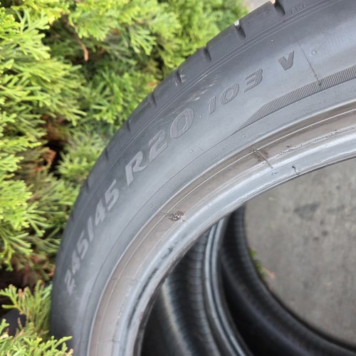 Пара шин 245 45 r20 Pirelli P zero pz4 vol 19-23г. Остаток 6мм