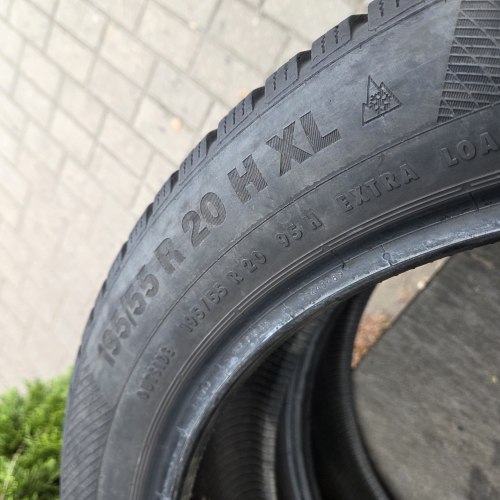 Пара шин 195 55 R20 Continental Winter Contact TS 850p 19г остаток 6.5