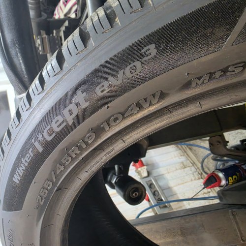 255 45 r19 Hankook Winter icept evo3 99,9%остаток3423г