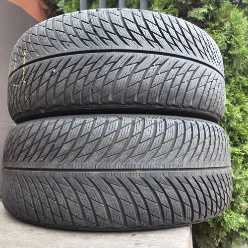 Пара шин 235 55 R17 Michelin Pilot Alpin 5 23-20г остаток 6.5-5.5мм