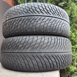 Пара шин 235 55 R17 Michelin Pilot Alpin 5 23-20г остаток 6.5-5.5мм