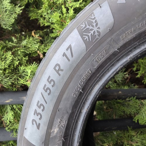 Пара шин 235 55 R17 Michelin Pilot Alpin 5 23-20г остаток 6.5-5.5мм