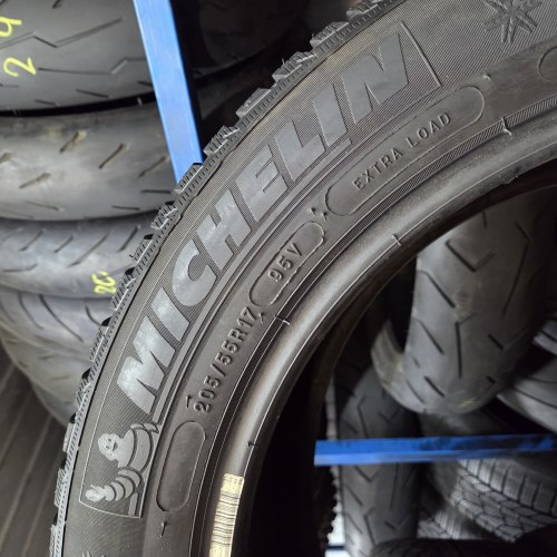 Пара шин 205 55 r17 Michelin Alpin 5 24г остаток 7.8мм