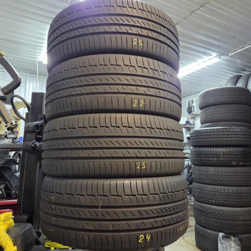 Комплект шин 245 45 R19 Continental PremiumContact 6 MO-V 25,24,22г. Остаток 7мм 95%остаток