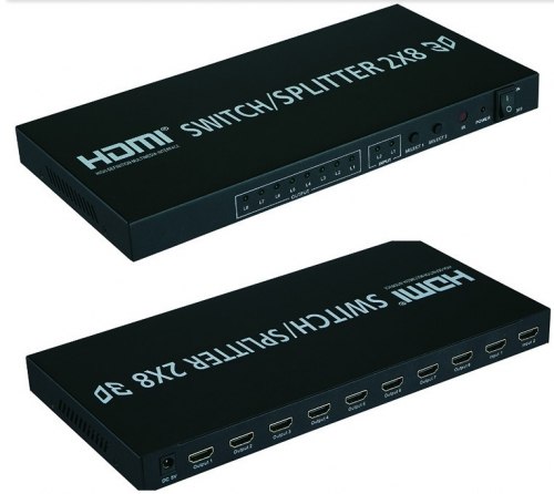 HDMI 2-8 переключатель, сплиттер, свитчер (splitter, switcher) коммутатор