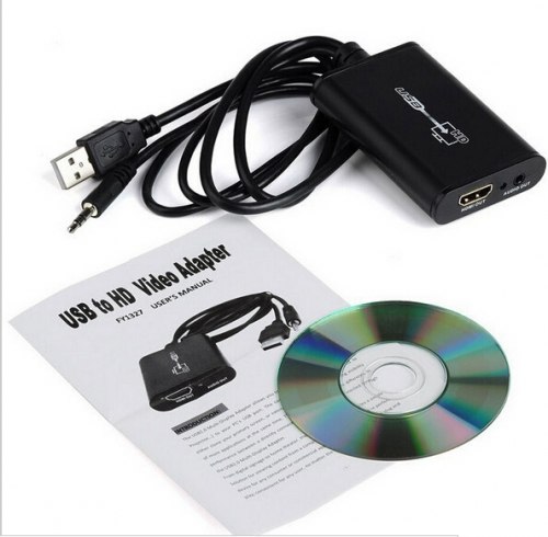 Переходник, кабель - Конвертер с USB на HDMI (Adapter)