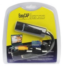 Преобразователь аналогового видео в цифровое EasyCAP - видеозахват, оцифровщик