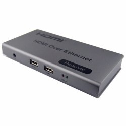 Удлинитель HDMI KVM 120 - HDMI+USB+IR(ик сигнал) KVM Extender по UTP HDMI KVM Over IP Extender 120m