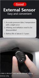 Система контроля давления в шинах TPMS, датчик давления в шинах 4шт комплект