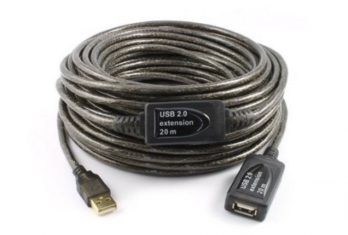 USB удлинитель 20 метров активный, кабель USB 2.0 20M