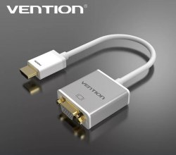 Vention Конвертер с HDMI на VGA с аудио Активный, переходник со звуком HDMI to VGA+3.5 audio (от HDMI на VGA)