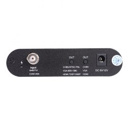 Конвертер AHD + TVI + CVI в HDMI + CVBS(AV) + VGA