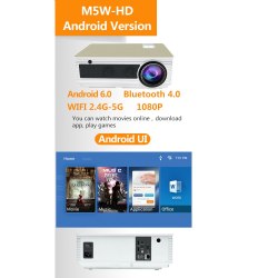 Проектор Touyinger Everycom M5 1920x1080 FullHD (Android 6.0, WiFi)