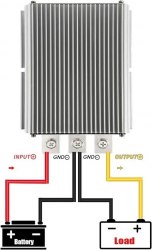 Промышленный пребразователь из 12 в 24V 40А 960W Megix 12/24-24-40