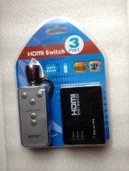 HDMI Switch 3*1 + пульт (из 3-х HDMI в 1-HDMI)