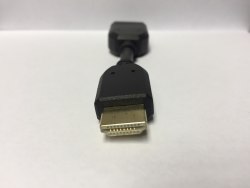 Кабель HDMI папа - HDMI мама длина 0.1м 10см удлинитель