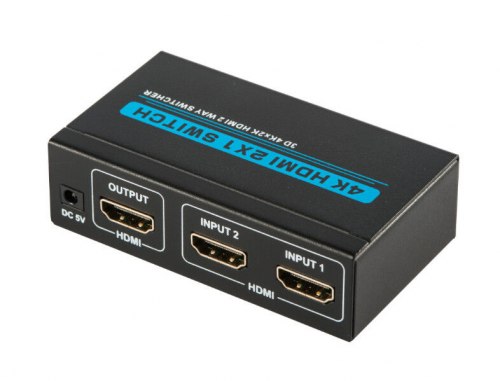 HDMI Switch 2x1 4k*2k (из 2-x HDMI в 1 HDMI) + пульт