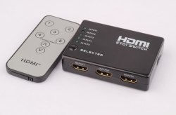 HDMI Switch 5*1 + пульт (из 5-Х HDMI в 1-HDMI)