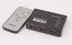 HDMI Switch 5*1 + пульт (из 5-Х HDMI в 1-HDMI)