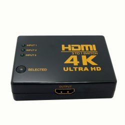 Переключатель HDMI Switch 3x1 4K (из 3-X HDMI в 1-HDMI) свич