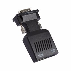 Конвертер VGA с аудио 3.5 jack в HDMI - converter 5 В питание