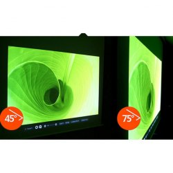 Рулонный подвесной экран для проектора 221x125 см. (100") 100 дюймов