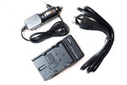 Зарядное устройство сетевое + автомобильное для EN-EL14, EN-EL14A / D3100, D3200, D3300, D5100, D5200, D5300, P7000, P7100, P7700, P7800, DF.