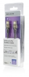 Belkin 4-pin to 6-Pin FireWire Cable 1.8m