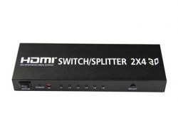 Сплиттер HDMI 2 входа - 4 выхода. splitter, switch UHD 4K/2K