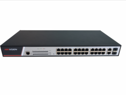 Коммутатор Ethernet с PoE 19" управляемый Hikvision DS-3E2326P