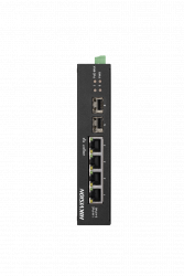 Коммутатор Ethernet с PoE промышленный Hikvision DS-3T0506HP-E/HS