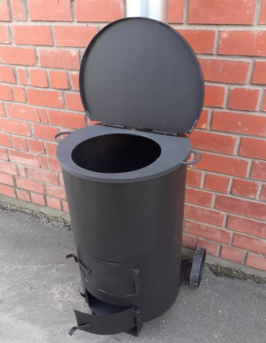 Печь-бочка для сжигания мусора Лето-130
