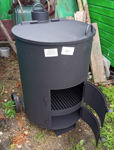 Печь - бочка для сжигания мусора "Золушка" 1 (5мм) (Pionehr)