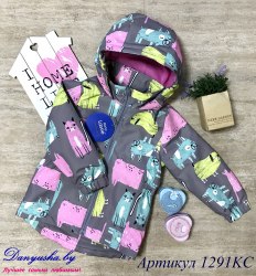 Куртка деми на девочку (Мембрана) модель - 1291KC