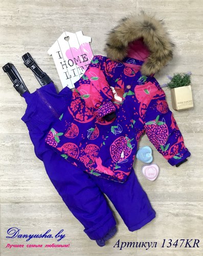 Комбинезон зимний на девочку (Мембрана) модель - 1347KR