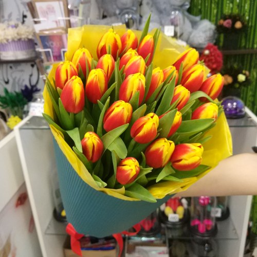 Букет тюльпанов "Весна пришла"