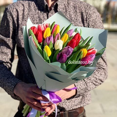 Букет тюльпанов "Салют"