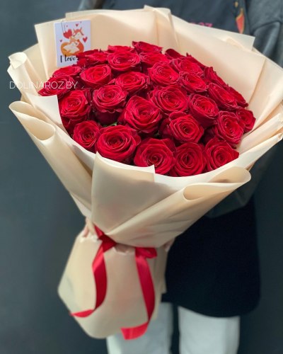 Букет роз "Бергамо" 31 роза