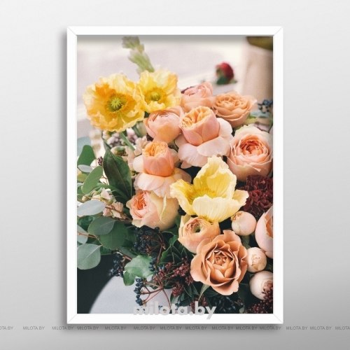 Постер "Букет цветов Орели" А3 (30*40 см)