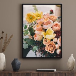 Постер "Букет цветов Орели" А3 (30*40 см)