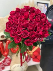 Букет из роз "Люблю тебя" 41 роза